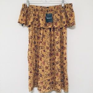 Off the Shoulder Floral Dress